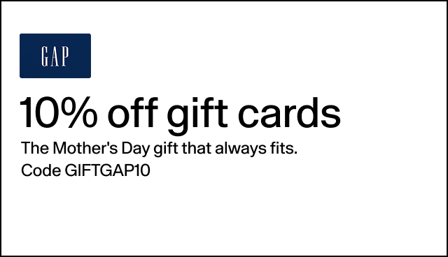 10 Off gift card/ eGift Cards