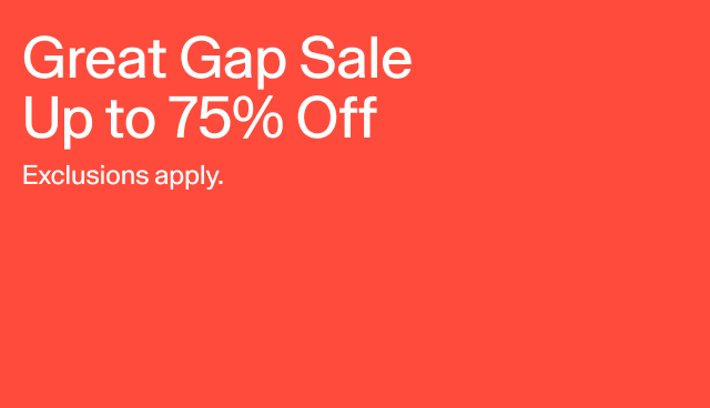 great gap sale up to 75 off